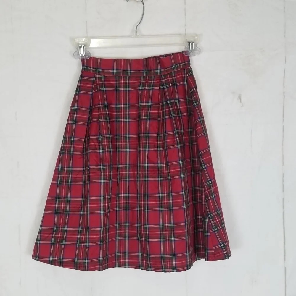 The Children's place Christmas plaid skirt